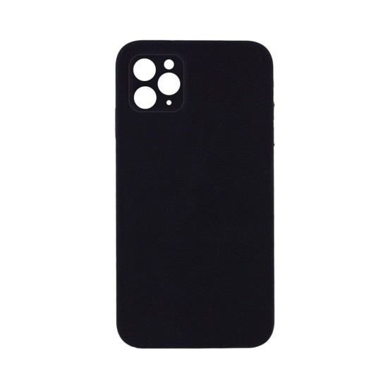 Silicone Case with Camera Shield for Apple iPhone 11 Pro Max Black